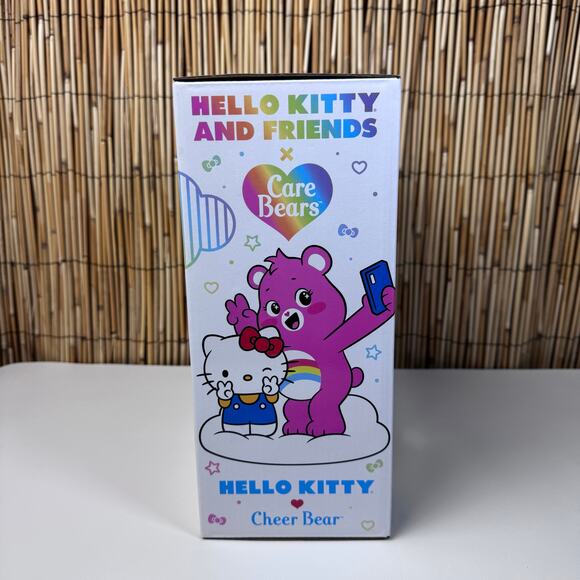 Care Bears Hello Kitty Loves Cheer Bear 10" Collectible Plush 2-Pack - Picture 4 of 7